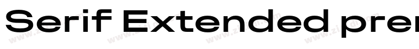 Serif Extended premi字体转换